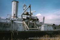 BH7 being moved to The Hovercraft Museum